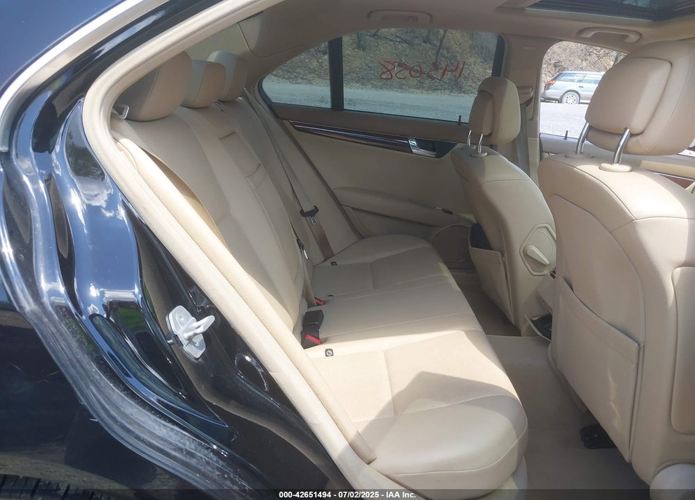 2008 MERCEDES-BENZ C CLASS VIN: WDDGF81X78F181863