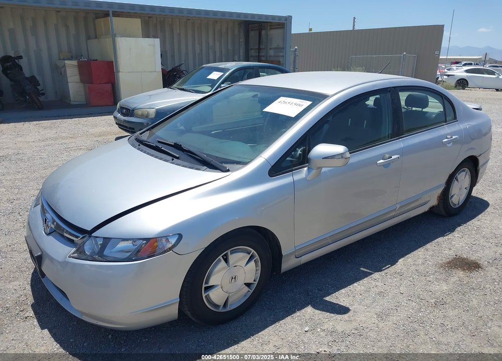 2008 HONDA CIVIC HYBRID VIN: JHMFA36258S007302