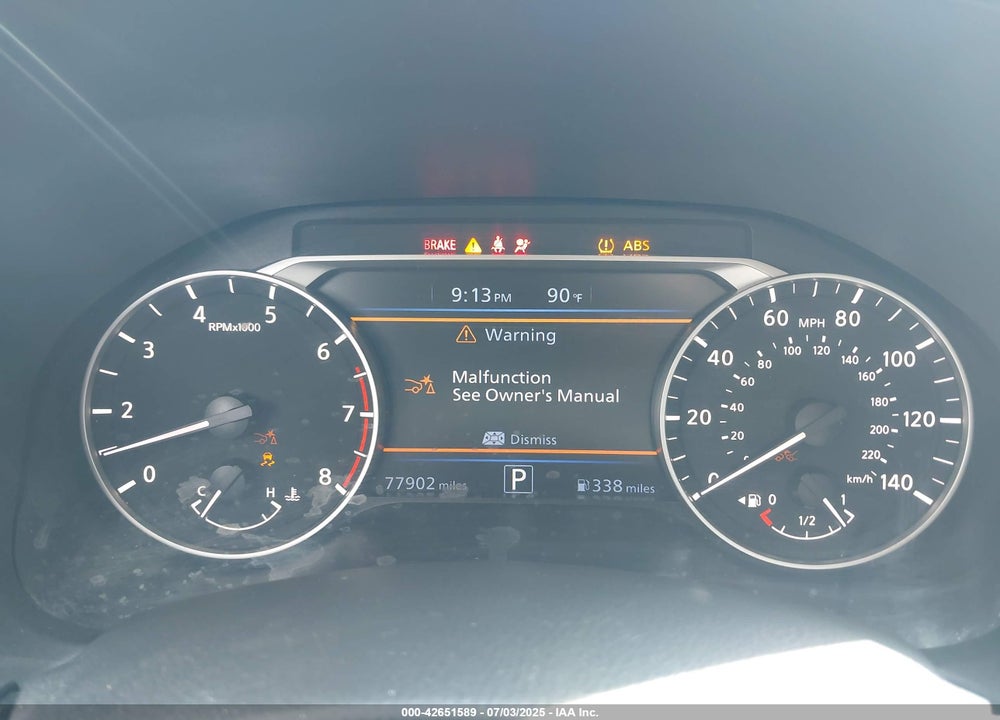 2023 NISSAN ALTIMA SV FWD VIN: 1N4BL4DVXPN332463