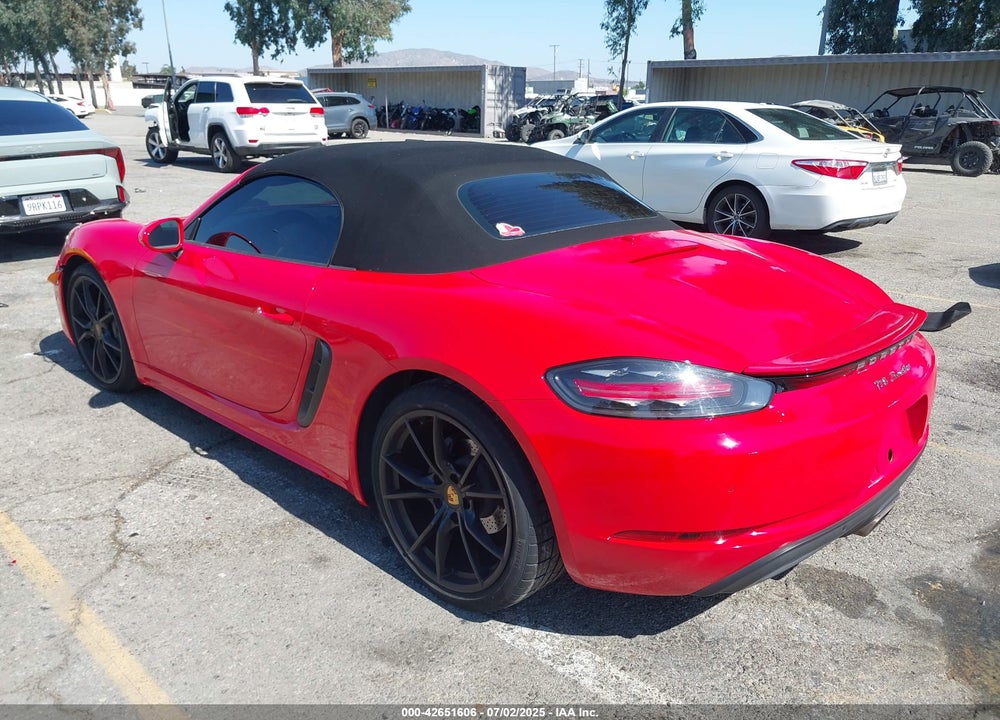 2021 PORSCHE 718 BOXSTER VIN: WP0CA2A8XMS210688