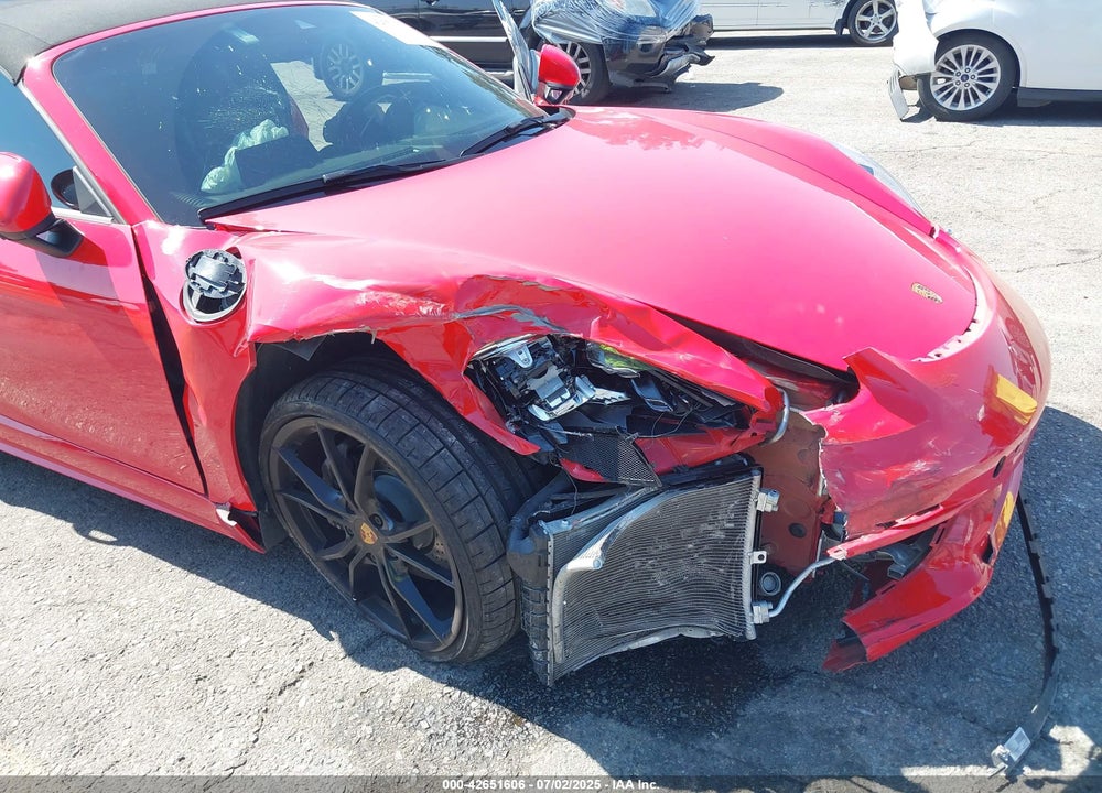 2021 PORSCHE 718 BOXSTER VIN: WP0CA2A8XMS210688
