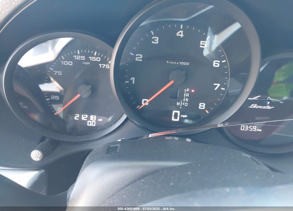 2021 PORSCHE 718 BOXSTER VIN: WP0CA2A8XMS210688