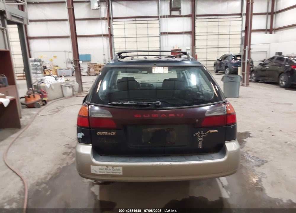 2001 SUBARU OUTBACK VIN: 4S3BH665317670254