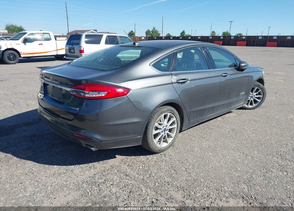 2017 FORD FUSION HYBRID VIN: 3FA6P0UU9HR132906
