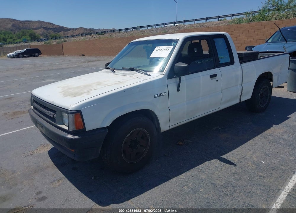 1991 MAZDA B2200 CAB PLUS VIN: JM2UF3237M0156286