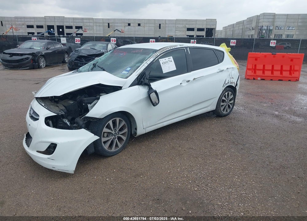 2016 HYUNDAI ACCENT VIN: KMHCU5AE1GU236776