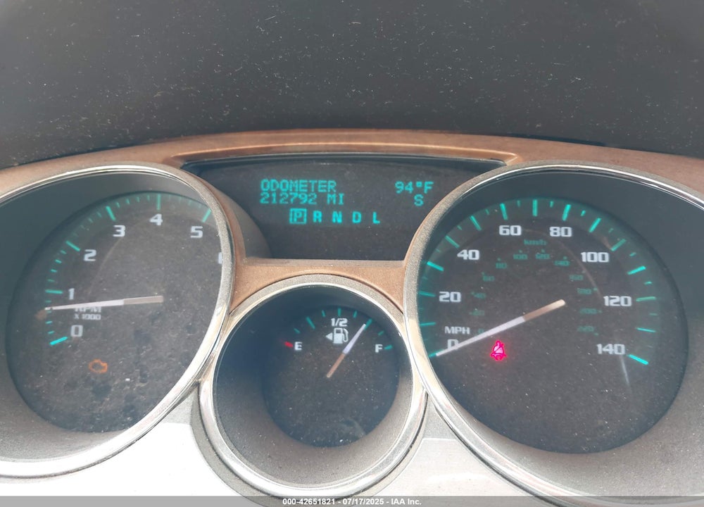 2012 BUICK ENCLAVE VIN: 5GAKRCED4CJ277486