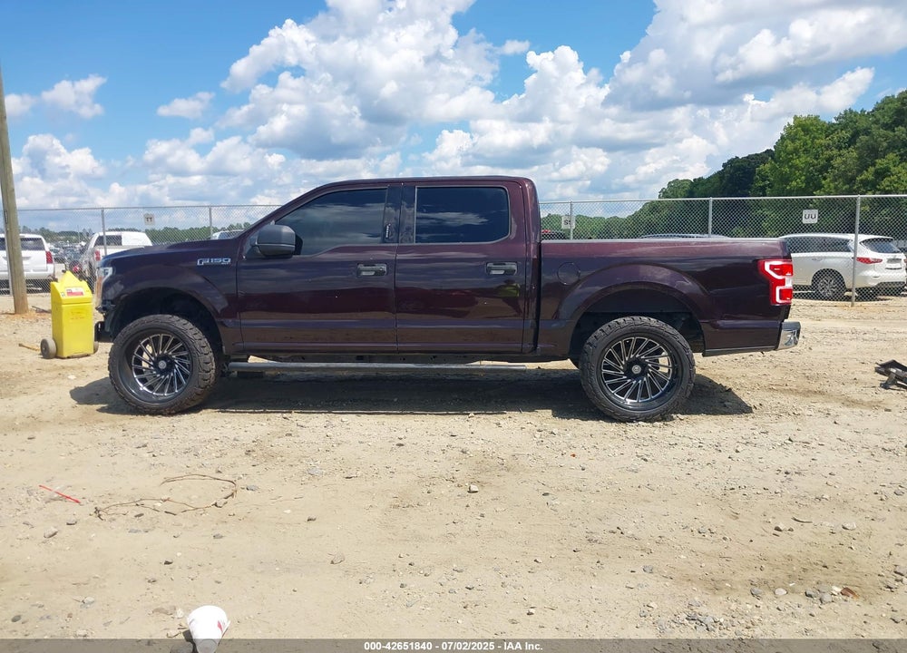 2018 FORD F-150 XLT VIN: 1FTEW1C54JKE78865