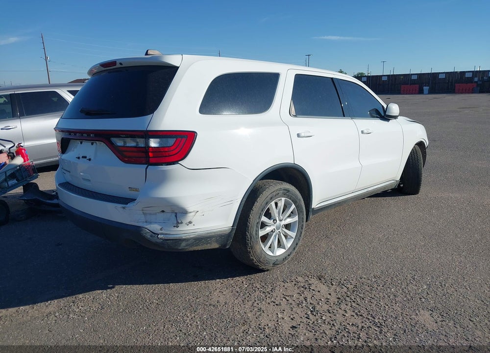 2015 DODGE DURANGO VIN: 1C4RDJAG2FC796173