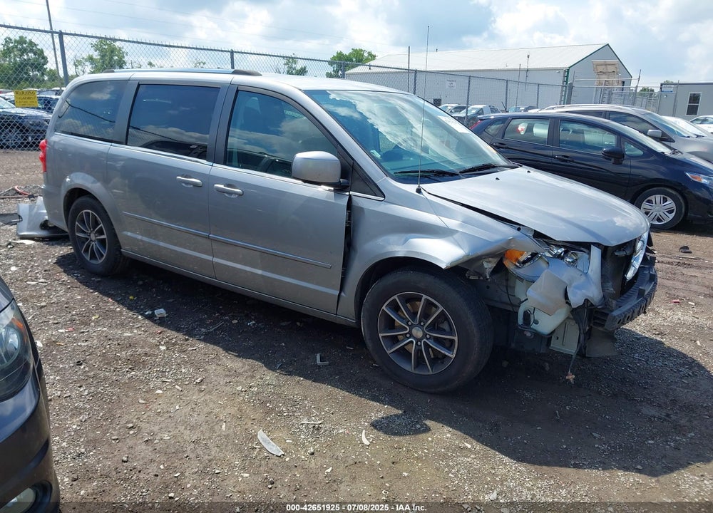 2017 DODGE GRAND CARAVAN SXT VIN: 2C4RDGCG6HR666505