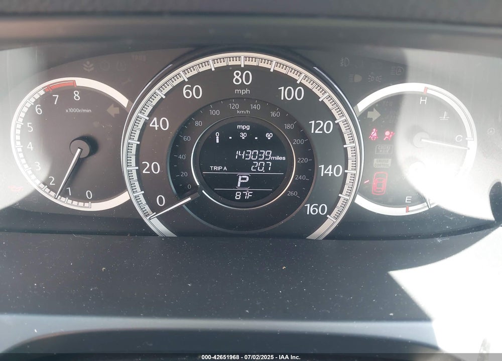 2014 HONDA ACCORD VIN: 1HGCR2F80EA287337