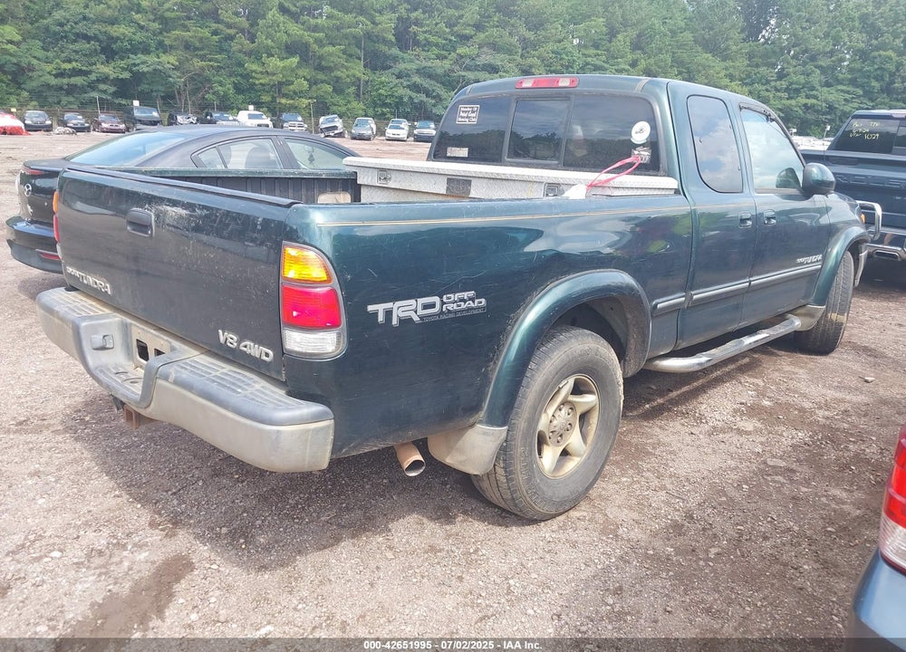 2000 TOYOTA TUNDRA LTD V8 VIN: 5TBBT4818YS066866