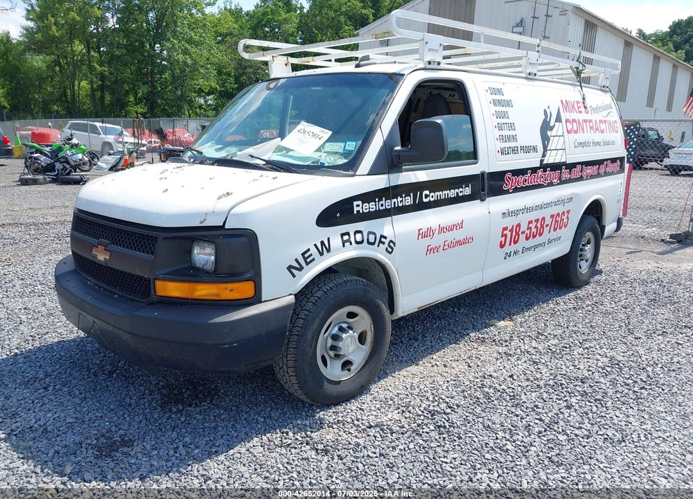 2016 CHEVROLET EXPRESS 2500 WORK VAN VIN: 1GCWGAFF2G1171781
