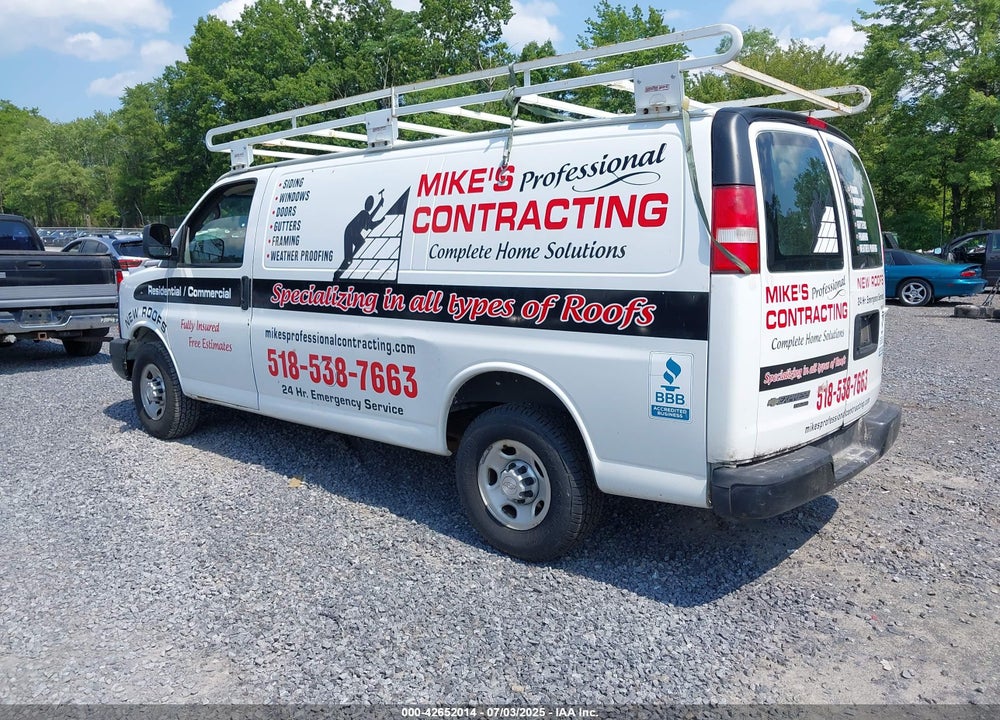 2016 CHEVROLET EXPRESS 2500 WORK VAN VIN: 1GCWGAFF2G1171781