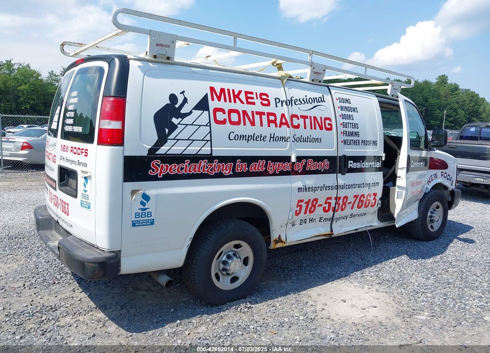 2016 CHEVROLET EXPRESS 2500 WORK VAN VIN: 1GCWGAFF2G1171781