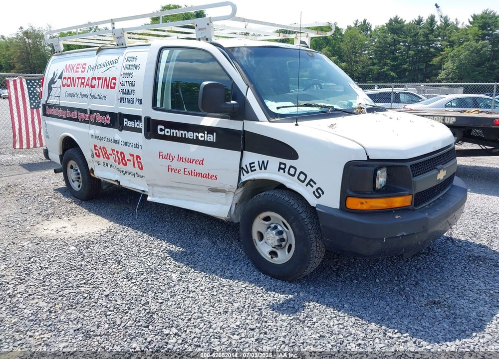 2016 CHEVROLET EXPRESS 2500 WORK VAN VIN: 1GCWGAFF2G1171781