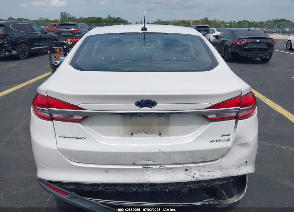2018 FORD FUSION HYBRID VIN: 3FA6P0LU8JR259024
