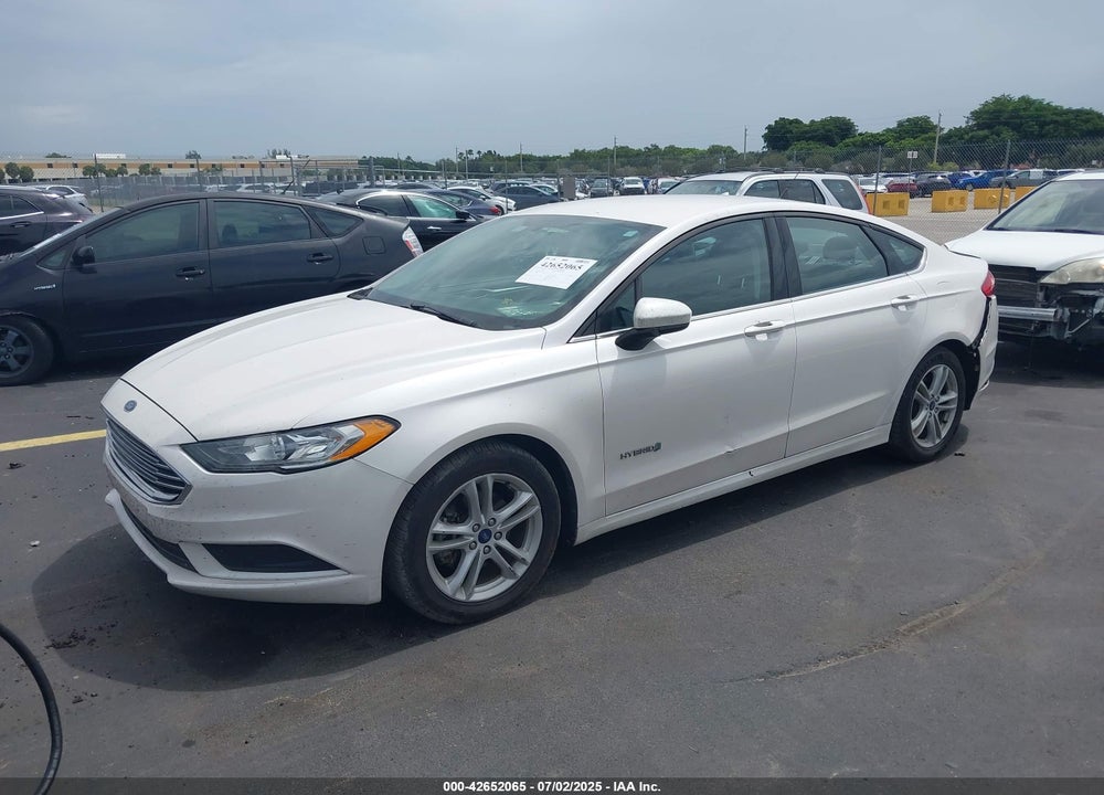 2018 FORD FUSION HYBRID VIN: 3FA6P0LU8JR259024