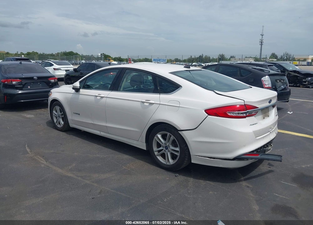 2018 FORD FUSION HYBRID VIN: 3FA6P0LU8JR259024