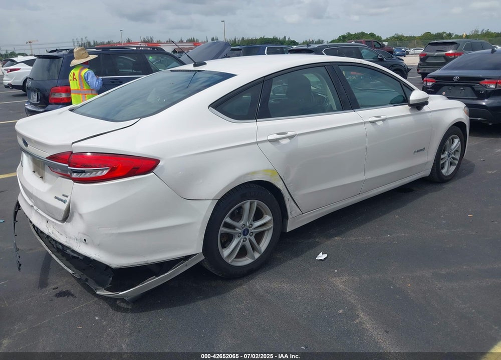 2018 FORD FUSION HYBRID VIN: 3FA6P0LU8JR259024