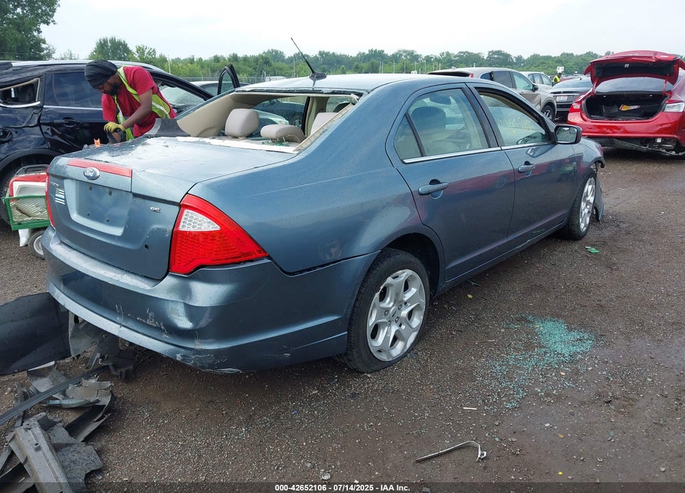 2011 FORD FUSION VIN: 3FAHP0HA4BR252760