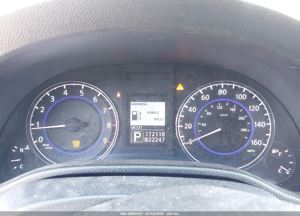 2013 INFINITI G37X VIN: JN1CV6AR9DM764364