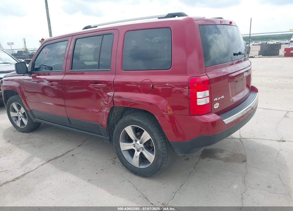 2016 JEEP PATRIOT VIN: 1C4NJRFB3GD809673