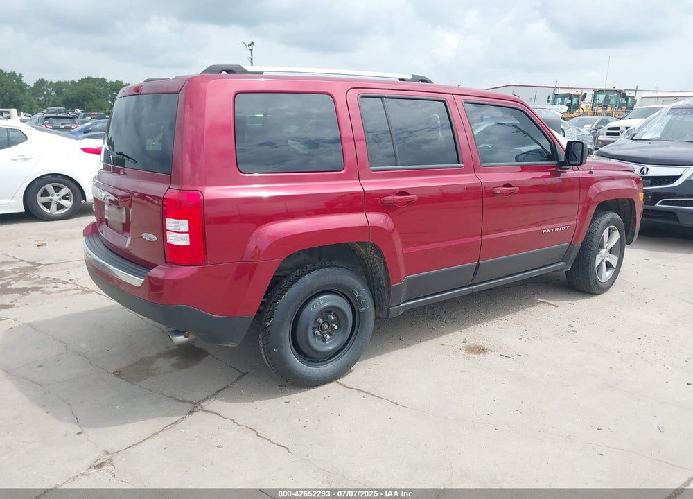 2016 JEEP PATRIOT VIN: 1C4NJRFB3GD809673