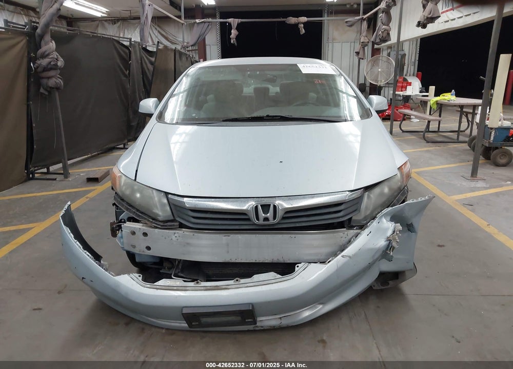 2012 HONDA CIVIC VIN: 2HGFB2F58CH598259