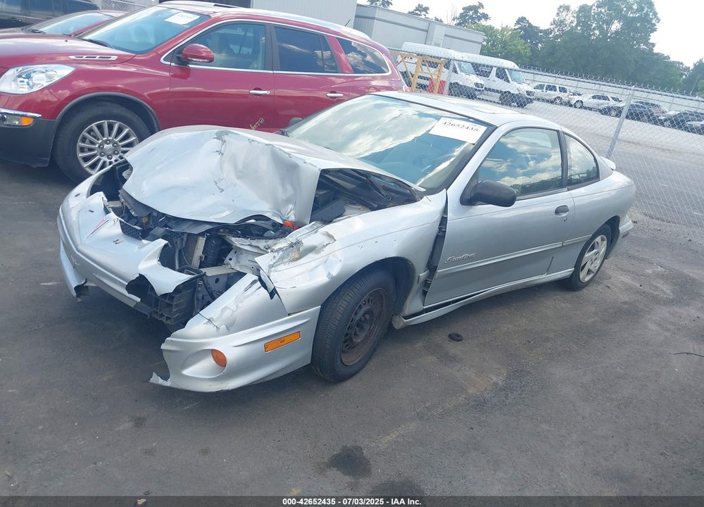 2002 PONTIAC SUNFIRE VIN: 1G2JB124927244300