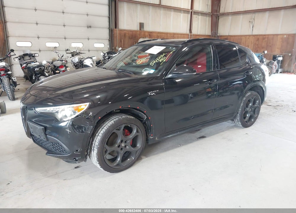 2022 ALFA ROMEO STELVIO VELOCE TI AWD VIN: ZASPAKBN1N7D24788