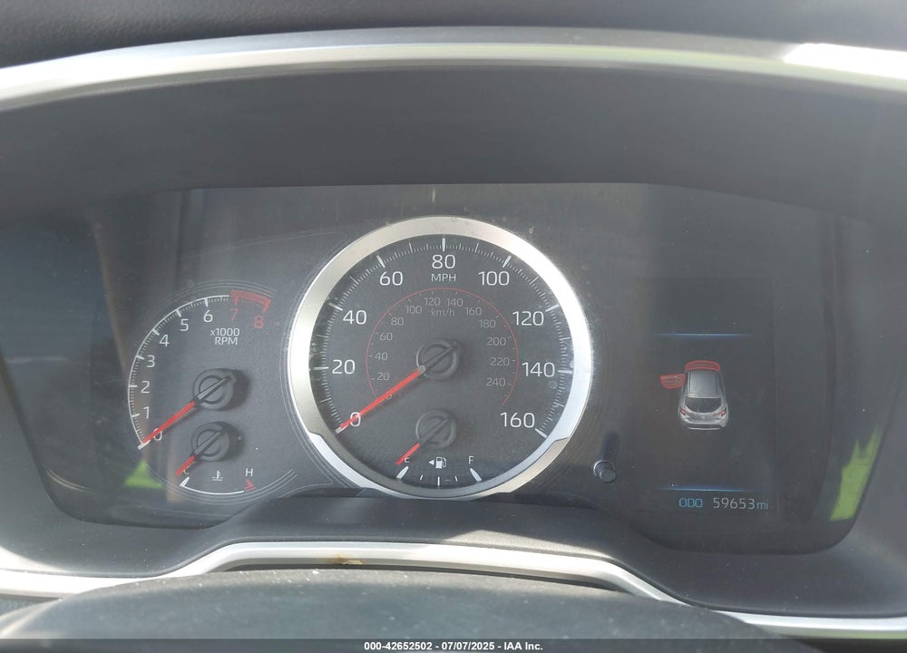 2020 TOYOTA COROLLA SE VIN: JTND4RBE9L3091920