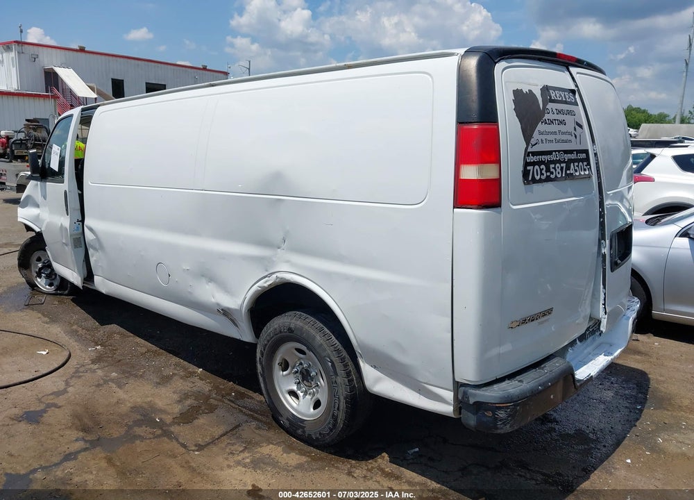 2015 CHEVROLET EXPRESS 2500 WORK VAN VIN: 1GCWGGCF4F1236507