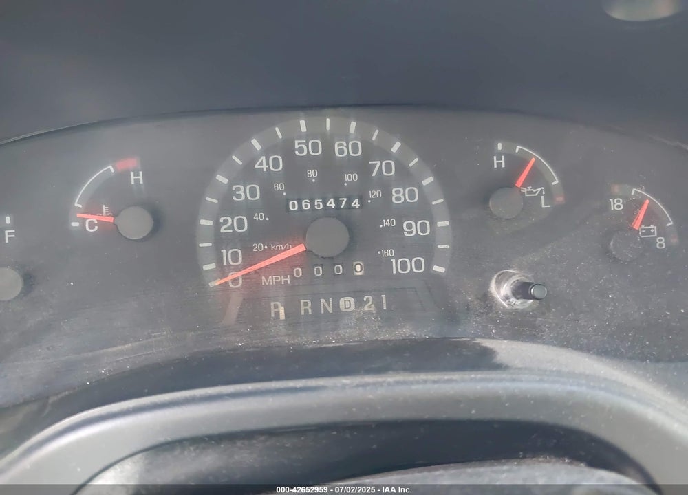 2001 FORD E-250 COMMERCIAL VIN: 1FTNE24221HB12977
