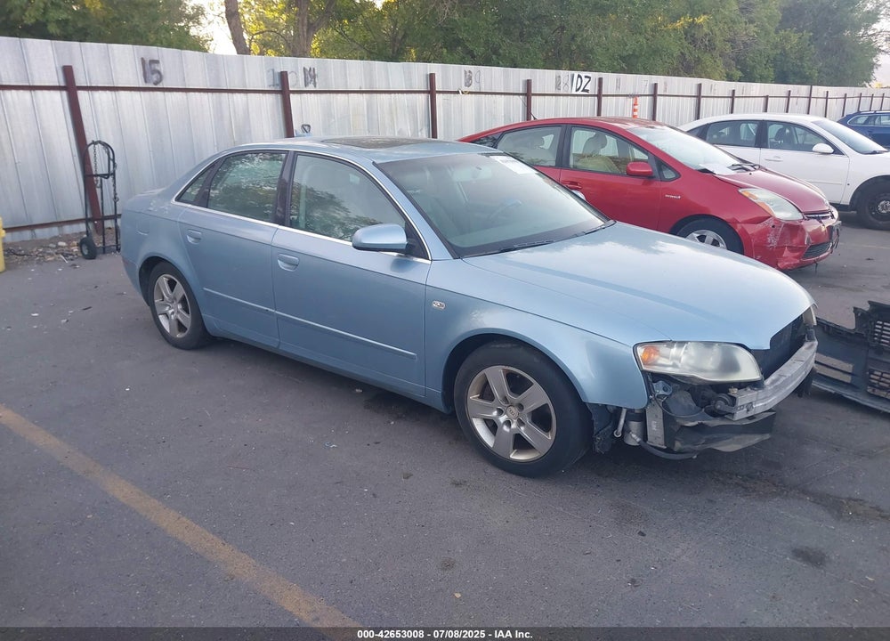 2006 AUDI A4 2.0T VIN: WAUDF78E46A209895