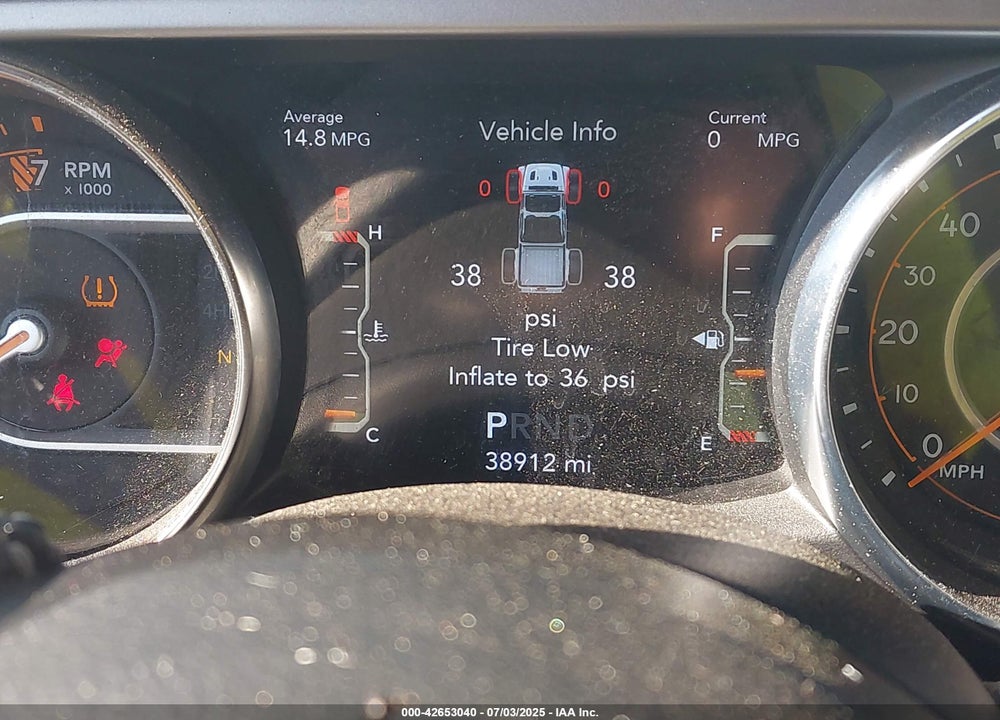 2021 JEEP GLADIATOR VIN: 1C6HJTAG0ML523351