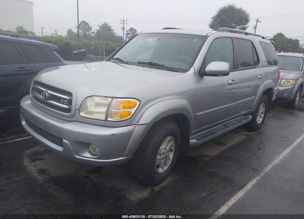 2002 TOYOTA SEQUOIA LIMITED V8 VIN: 5TDBT48A02S078525
