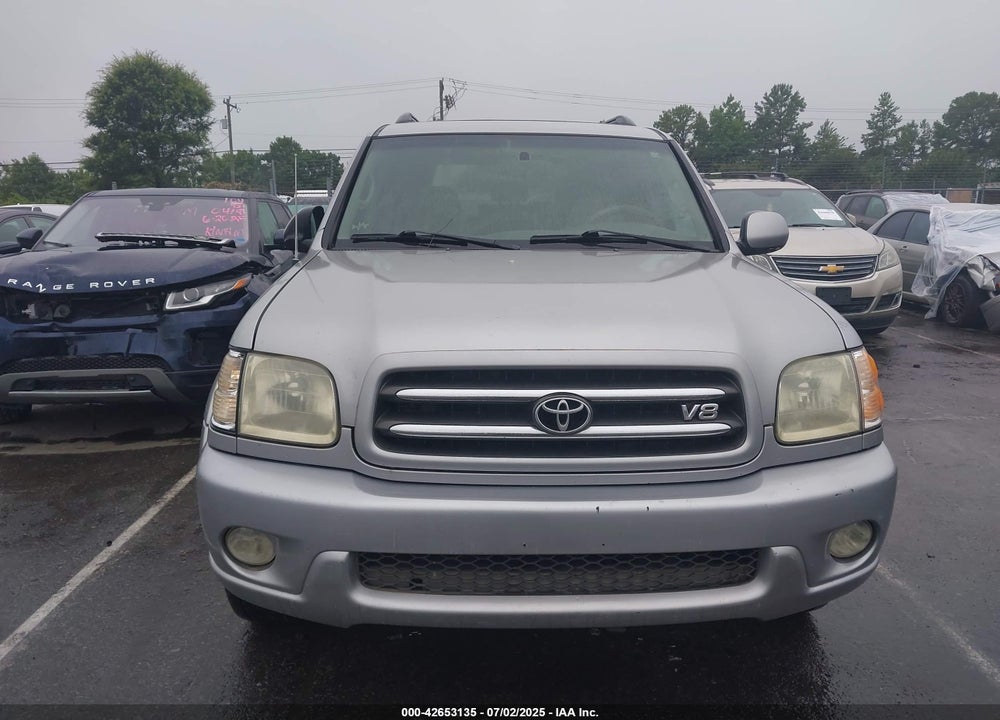 2002 TOYOTA SEQUOIA LIMITED V8 VIN: 5TDBT48A02S078525