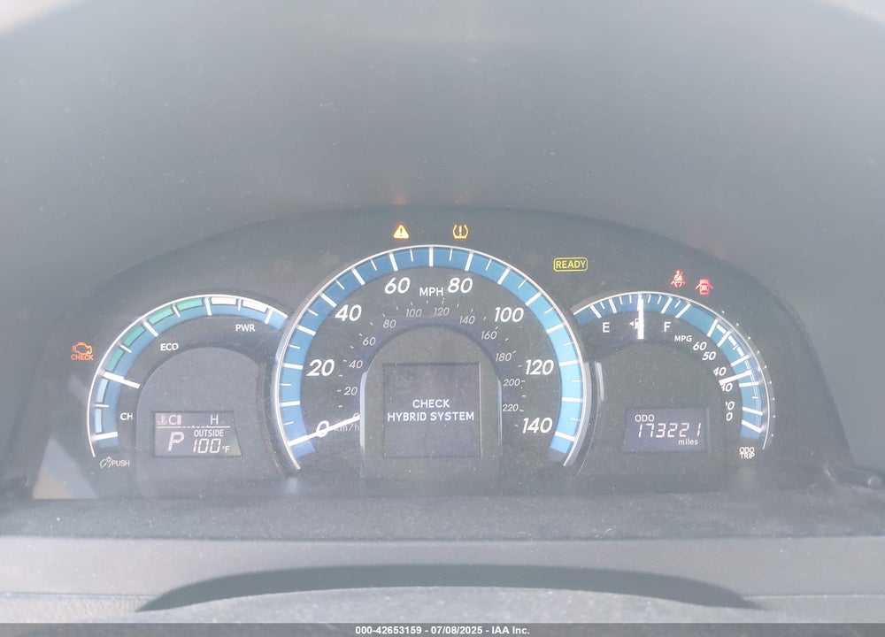 2013 TOYOTA CAMRY HYBRID VIN: 4T1BD1FK3DU095059