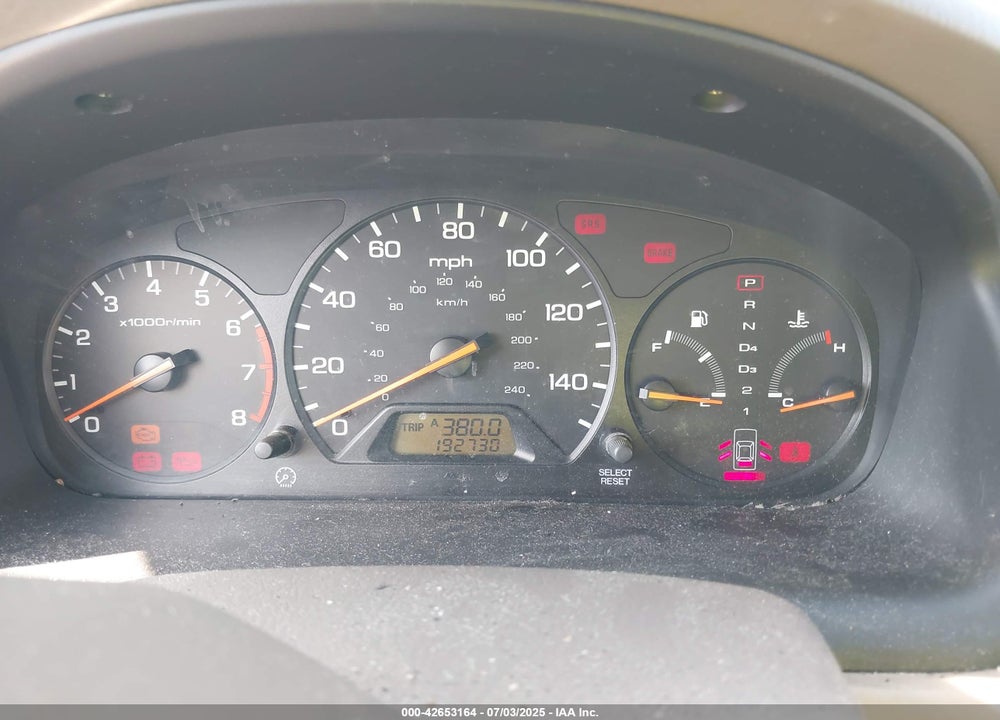 2002 HONDA ACCORD VIN: 1HGCG16502A020149