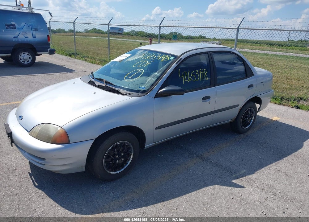 1999 CHEVROLET METRO LSI VIN: 2C1MR5222X6710860