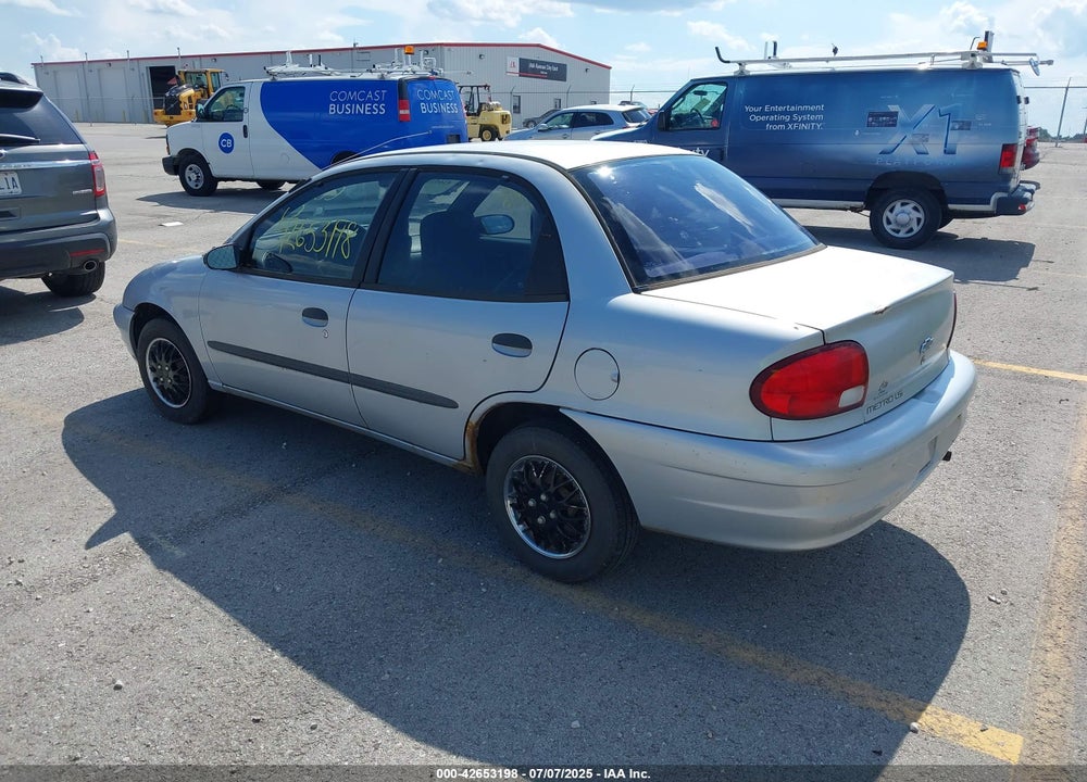 1999 CHEVROLET METRO LSI VIN: 2C1MR5222X6710860