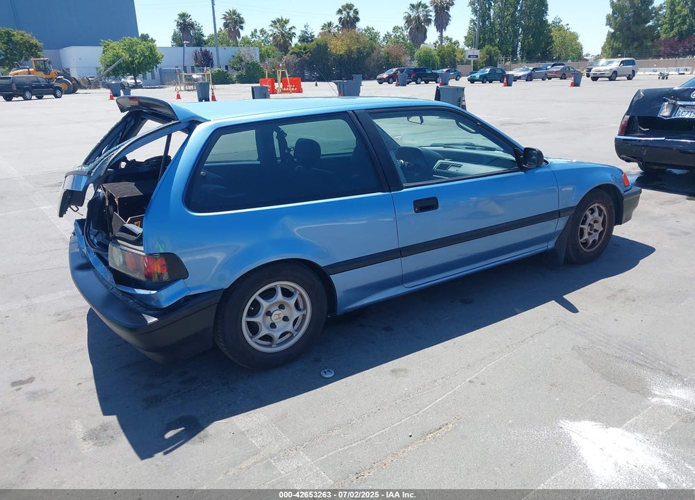 1991 HONDA CIVIC VIN: 2HGED6340MH550698