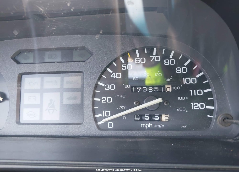 1991 HONDA CIVIC VIN: 2HGED6340MH550698