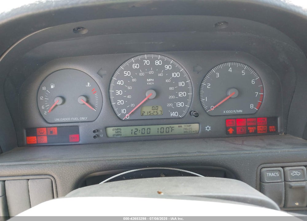 1998 VOLVO V70 AWD VIN: YV1LZ5641W2493396