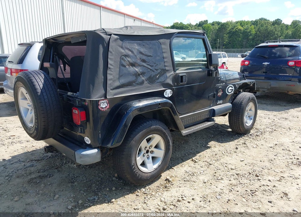 1998 JEEP WRANGLER SE VIN: 1J4FY29P5WP793305