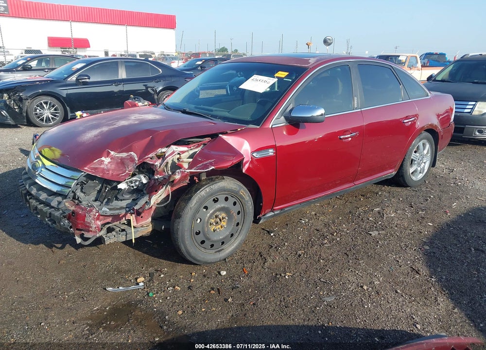 2008 FORD TAURUS LIMITED VIN: 1FAHP25W38G103543