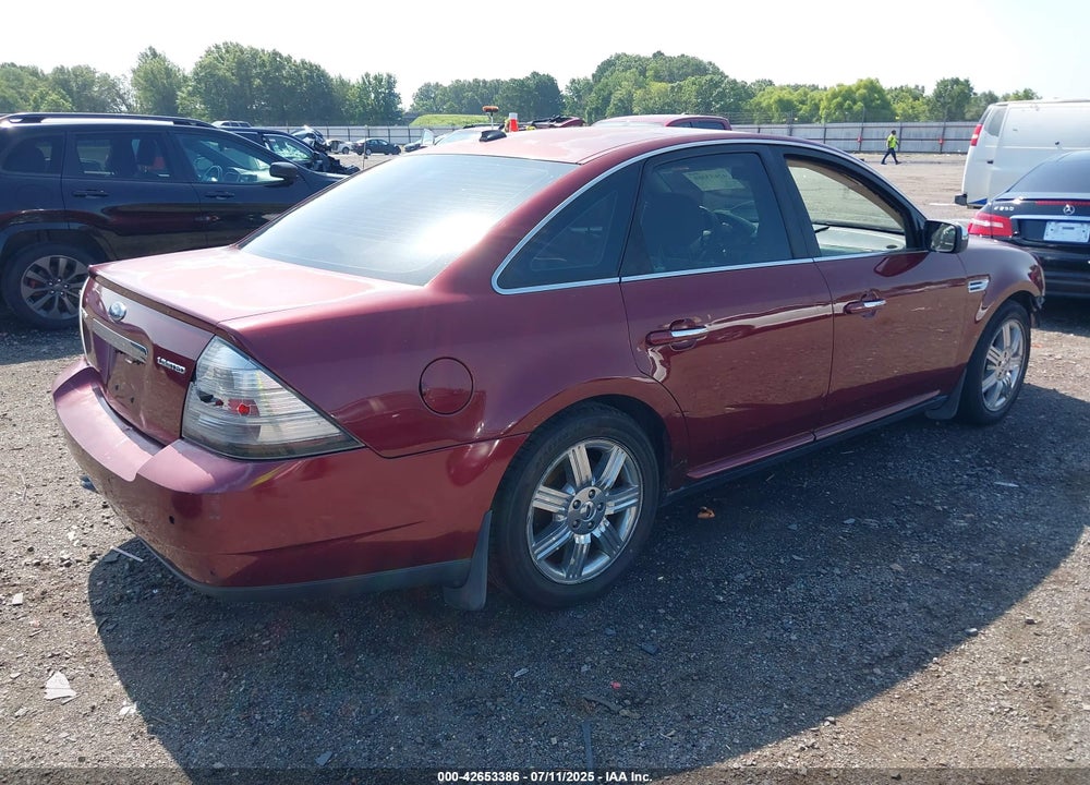 2008 FORD TAURUS LIMITED VIN: 1FAHP25W38G103543