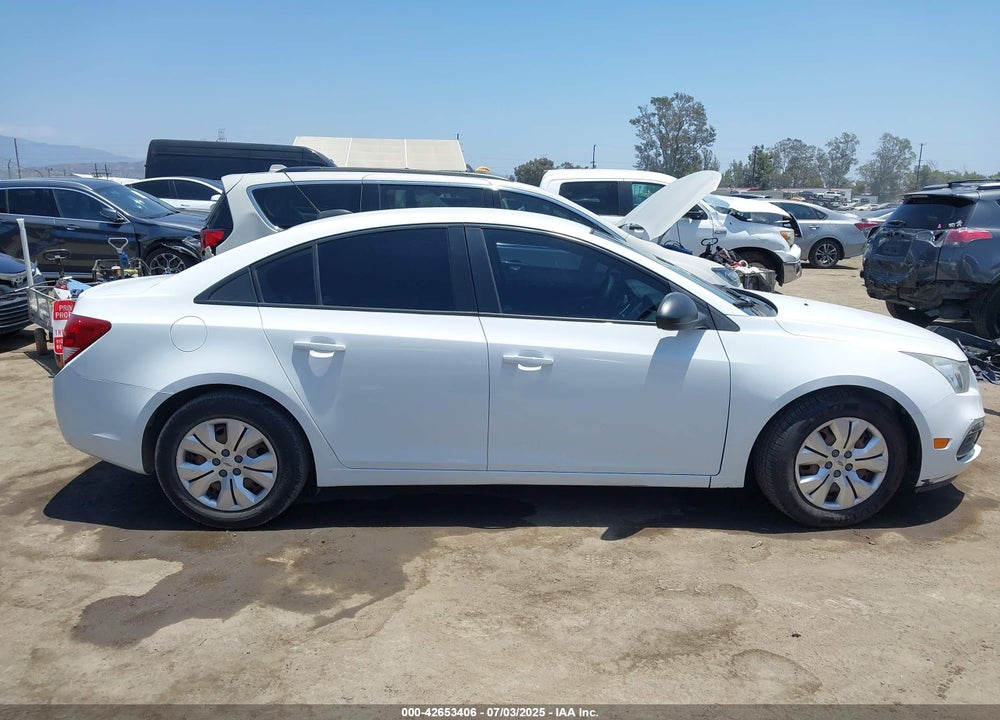 2015 CHEVROLET CRUZE VIN: 1G1PA5SG3F7223533