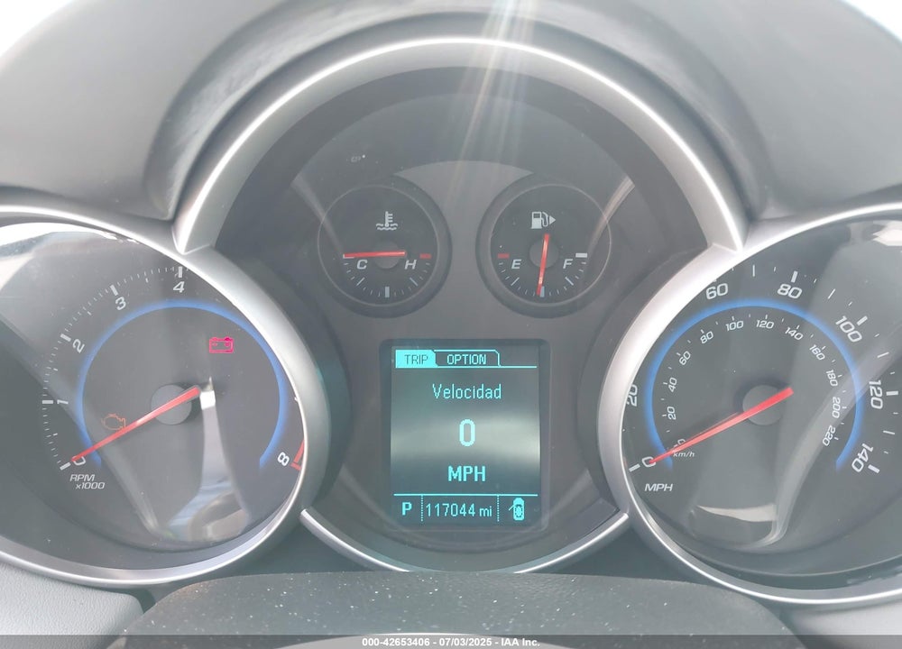 2015 CHEVROLET CRUZE VIN: 1G1PA5SG3F7223533
